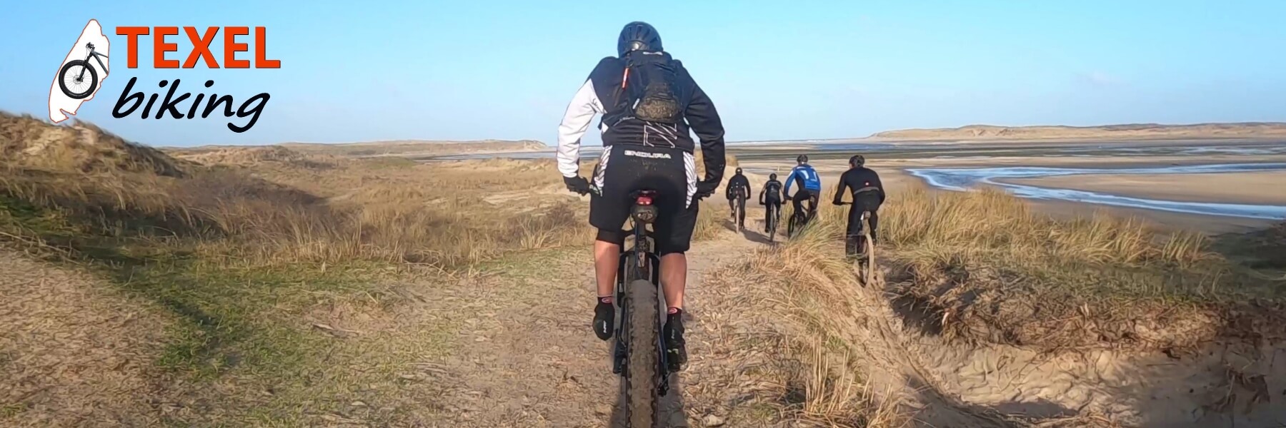 Slufter met groep TEXELbiking