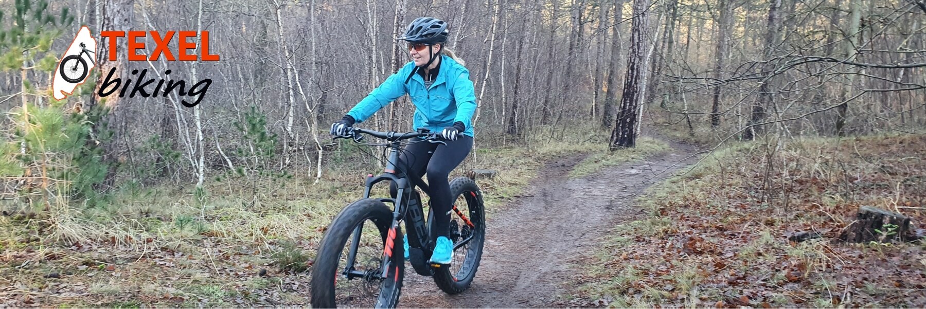 Fatbike door bos TEXELbiking