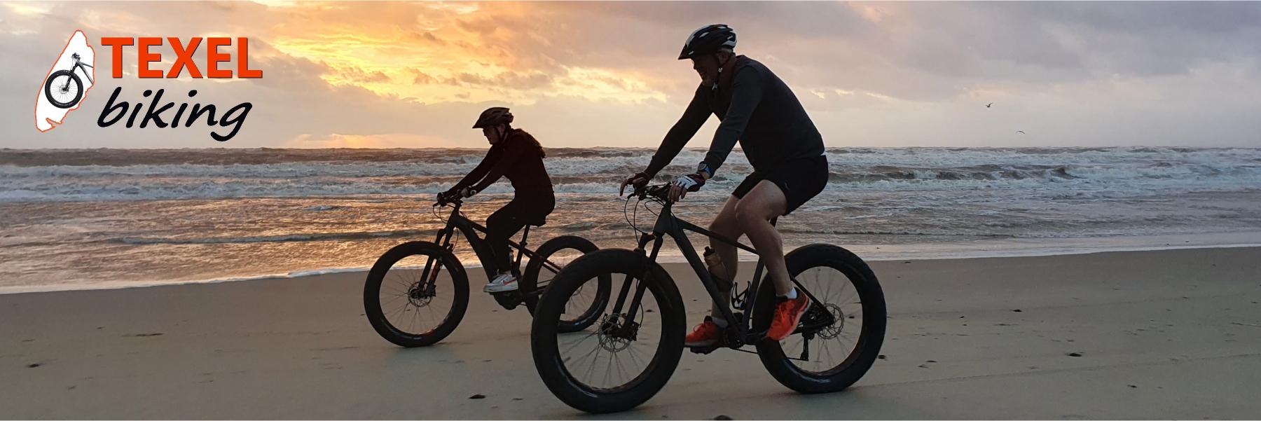 Fatbikes op strand TEXELbiking