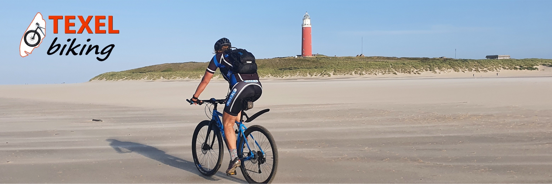 Langs de vuurtoren TEXELbiking