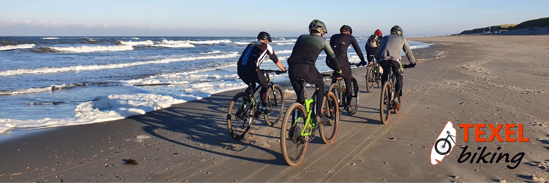 strandrit groep TEXELbiking